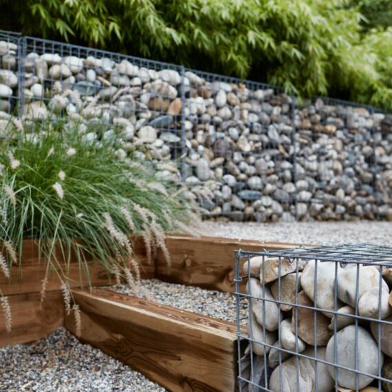 pose gabion jardin drôme ardèche