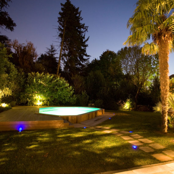 installation éclairage jardin paysagiste valence