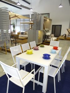 Mobilier Jardin Unopiu - Showroom Cédric Pierre Paysage