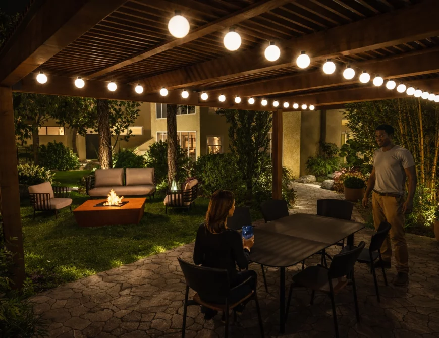 Vue 3D de jardin