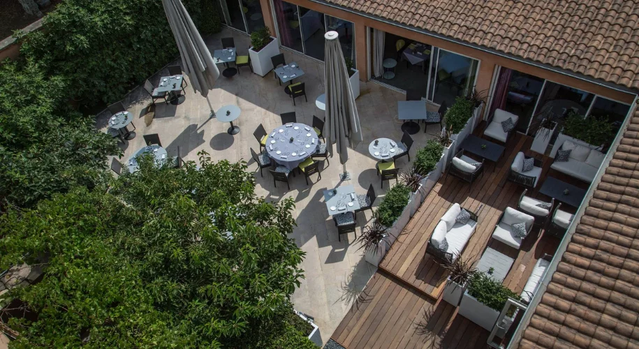 Aménagement avec une ambiance jardin partagé