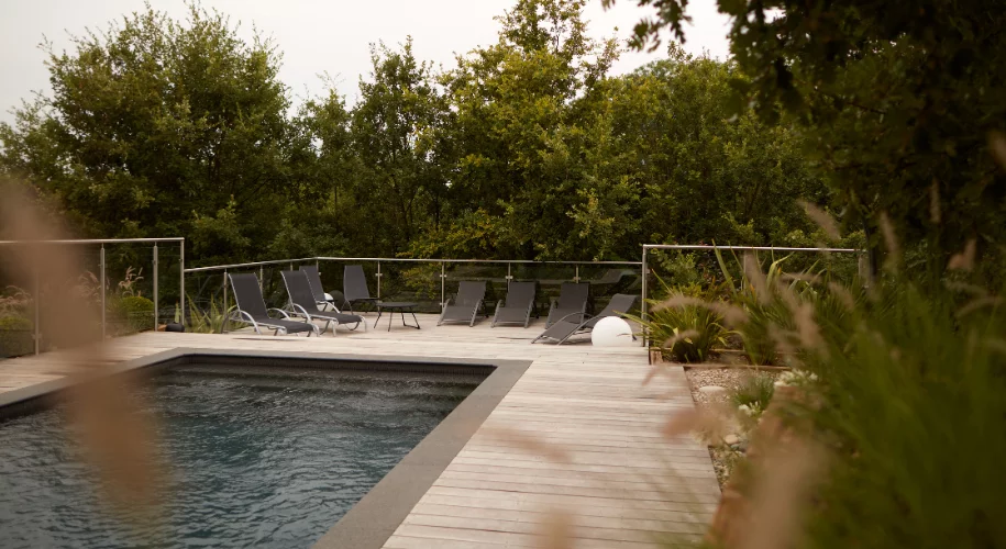 Jardin avec une ambiance intemporelle