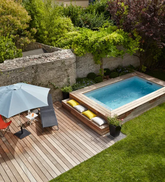 Aménagement dans le jardin brin de soleil