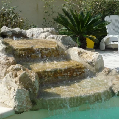 Création d'un cascade en escalier