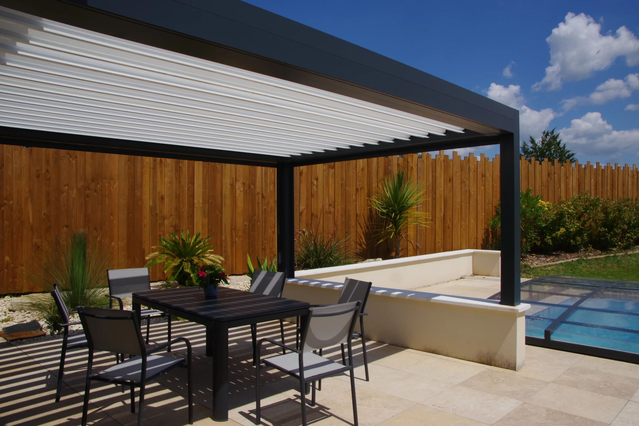 Coin détente avec pergola