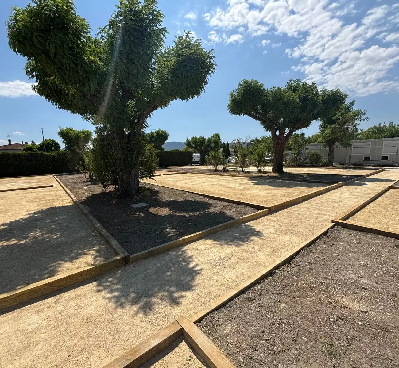 Aménagement de terrain de pétanque
