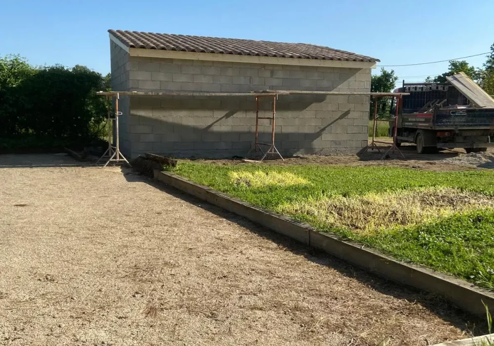 Création d'abris extension