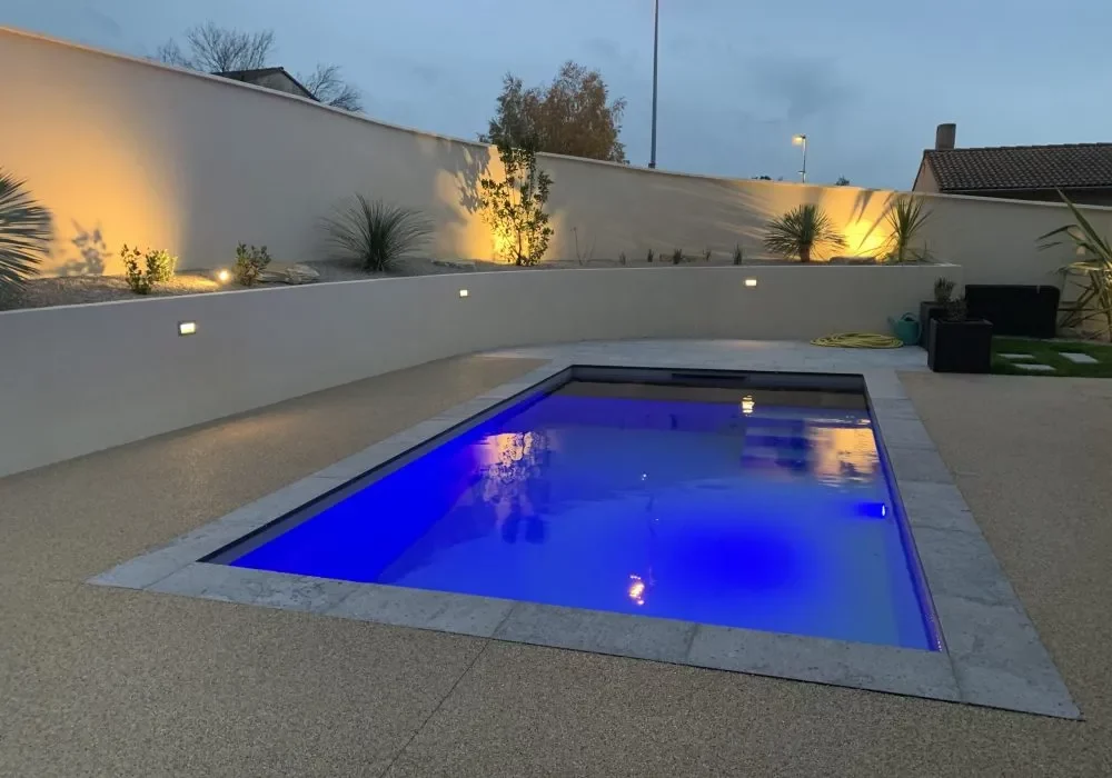 Aménagement d'une piscine
